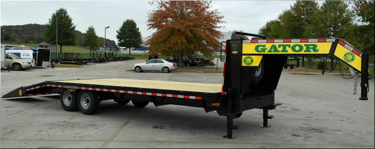 Gooseneck flat bed trailer for sale14k  Williams County, Ohio